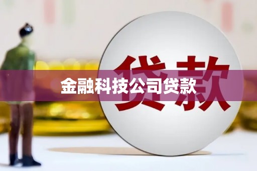砚山金融科技公司贷款