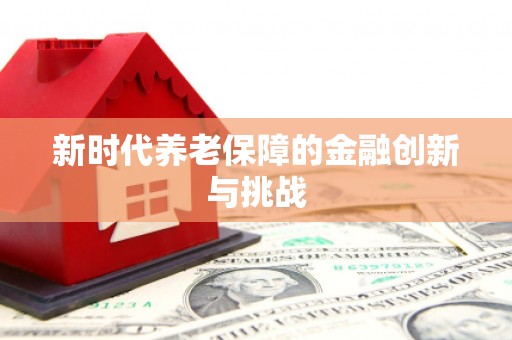 砚山新时代养老保障的金融创新与挑战