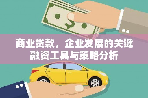 砚山商业贷款，企业发展的关键融资工具与策略分析