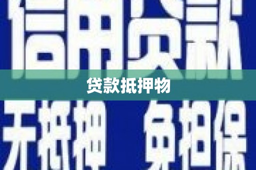 砚山贷款抵押物